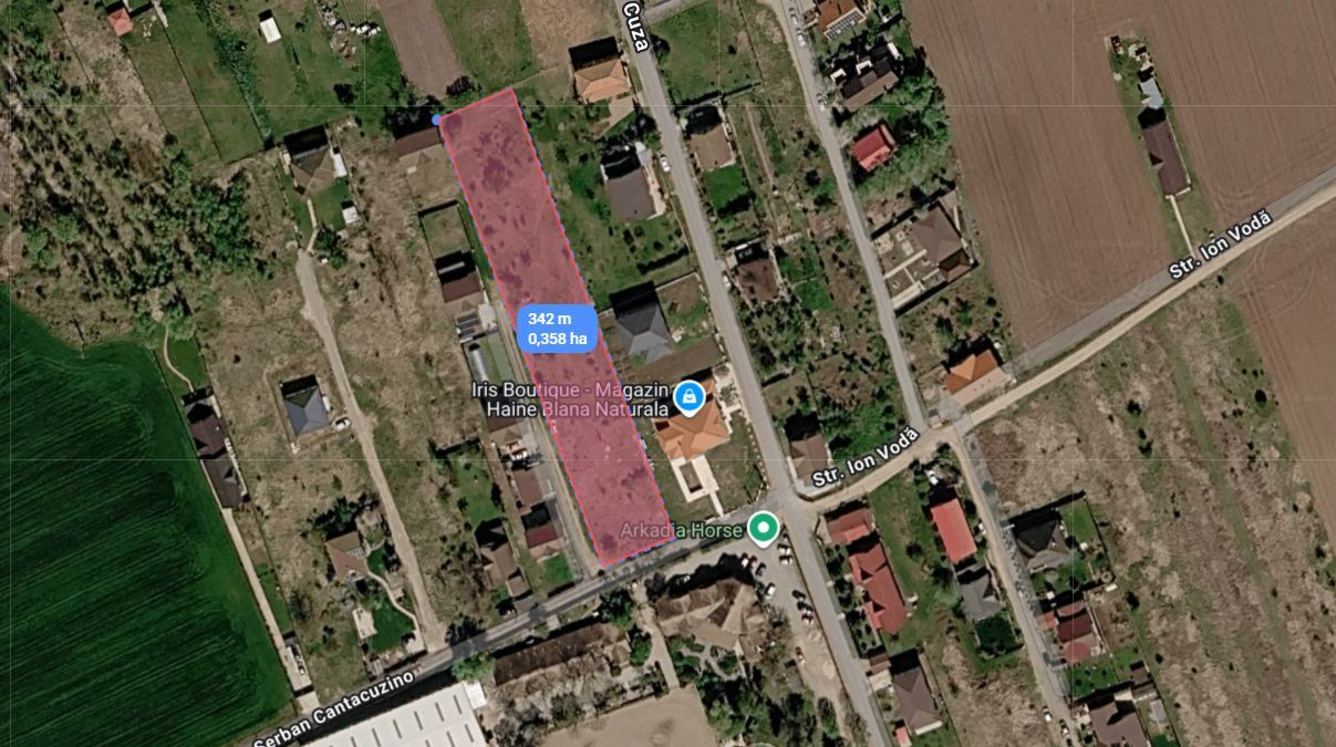Intravilan Snagov I utilitatile la teren I centrul hipic Arcadia!