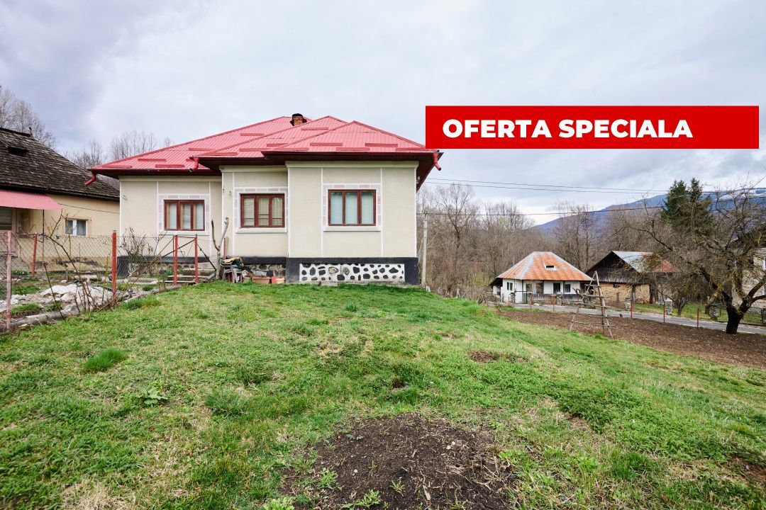Casa la munte cu teren generos in Com. Nucsoara, loc. Slatina jud. Arges!
