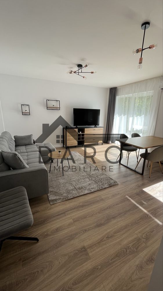 Apartament de inchiriat 2 camere Crinului Residence cu parcare subterana si incalzire in pardoseala