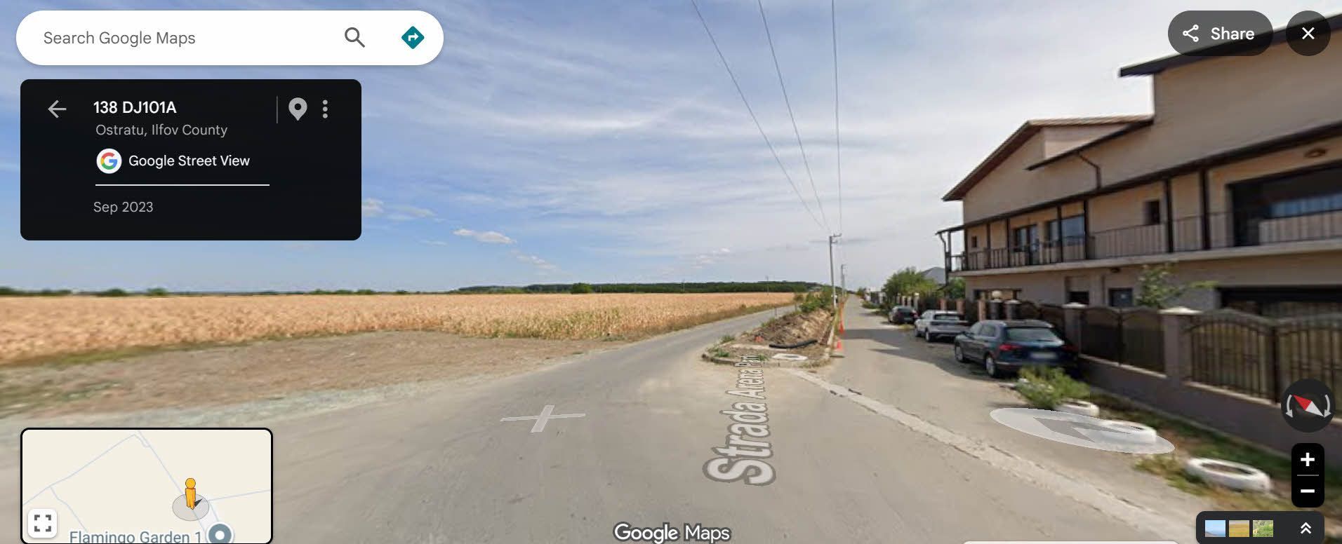 Vand teren intravilan 38.000 mp Corbeanca - Ostratu