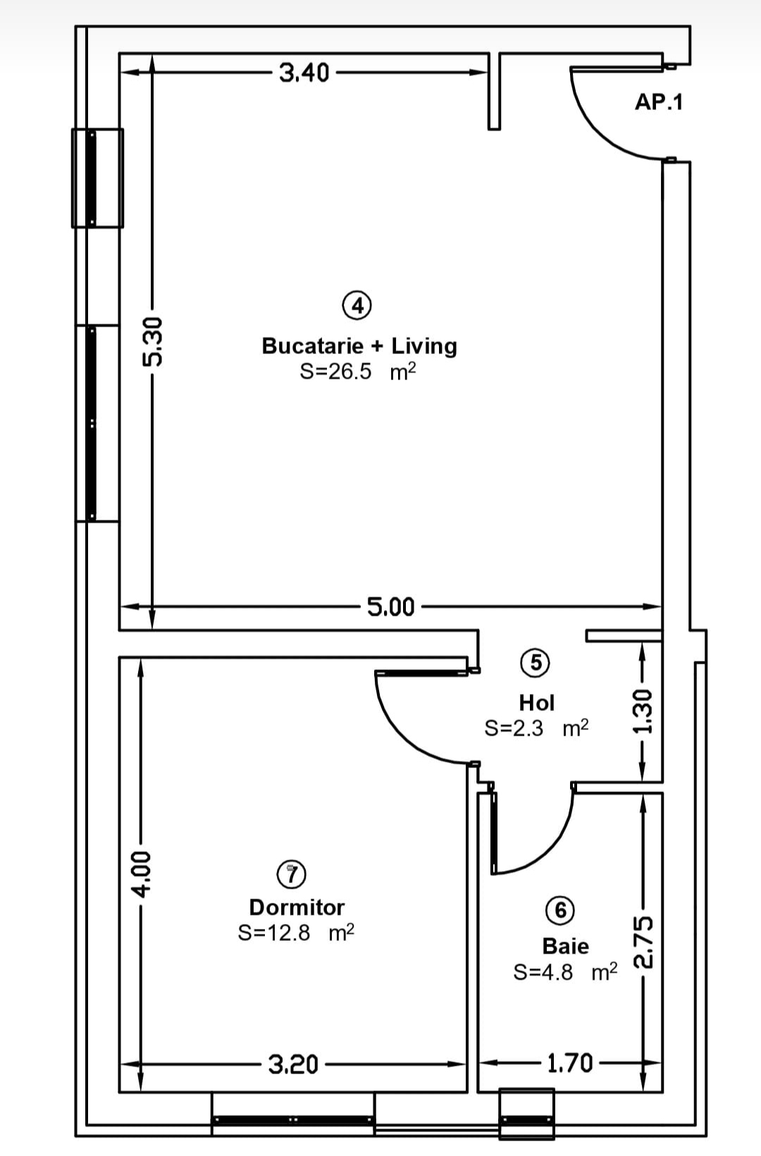 Apartament 2 camere Giroc.