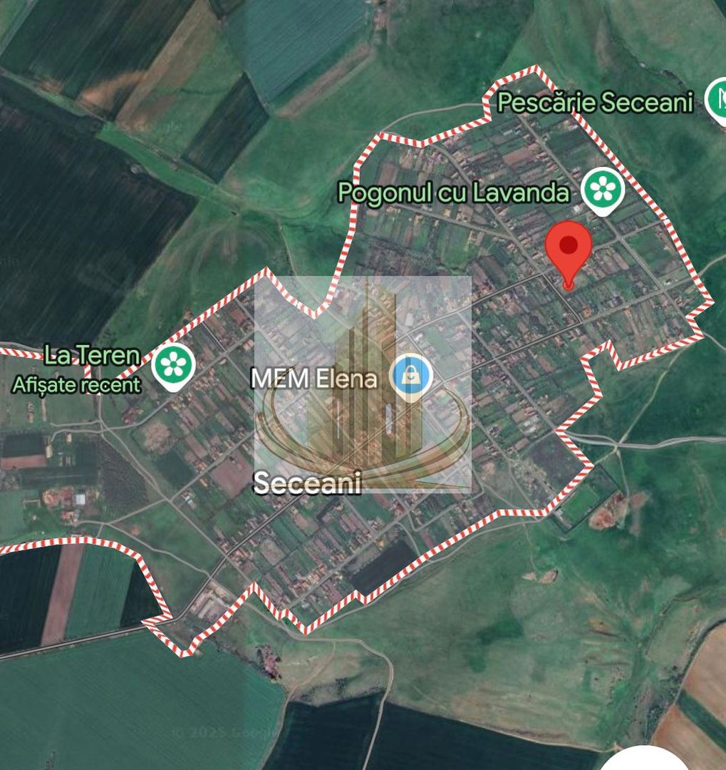 Teren intravilan 4.393 mp Seceani, lângă autostradă A1.
