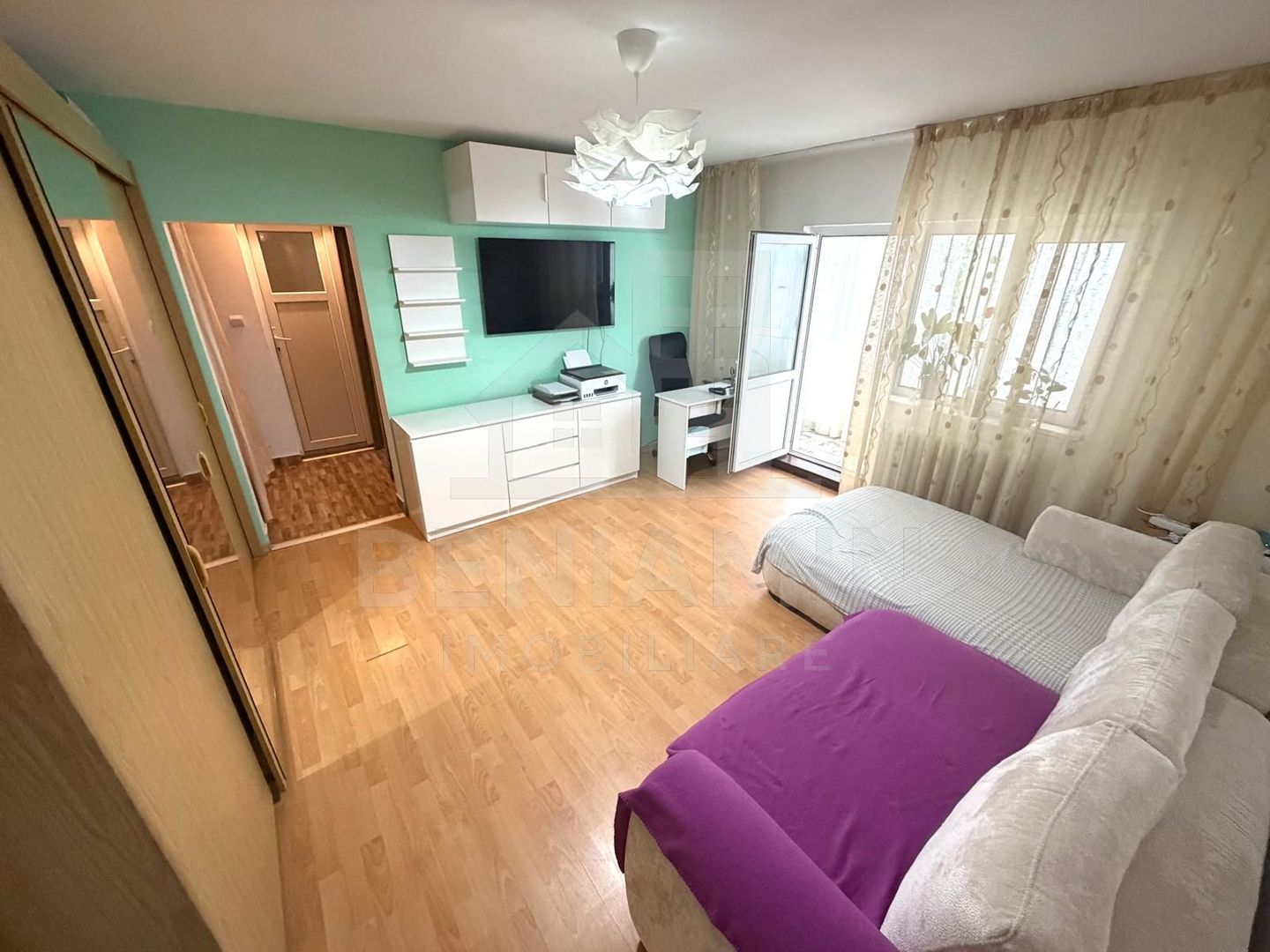 Apartament 2 camere Brazda lui Novac Etaj 1 Centrala termica 52mp