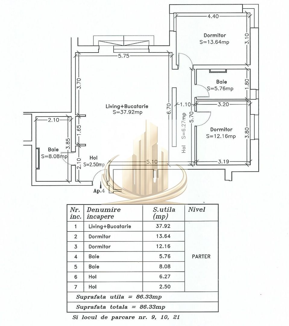 Apartament Premium 3 Camere | 87 MP + Grădină 94 MP | Braytim