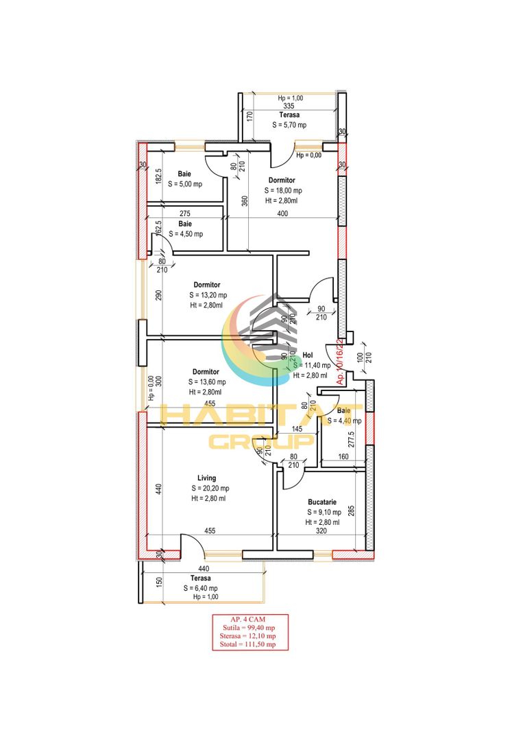 Apartament 4 camere - 8 min de metrou N.Teclu