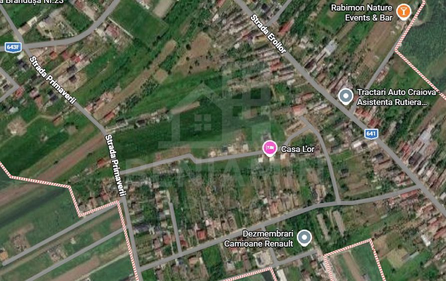 Teren intravilan Ghercesti 526mp-curent-apa-gaze-strada 11m latime