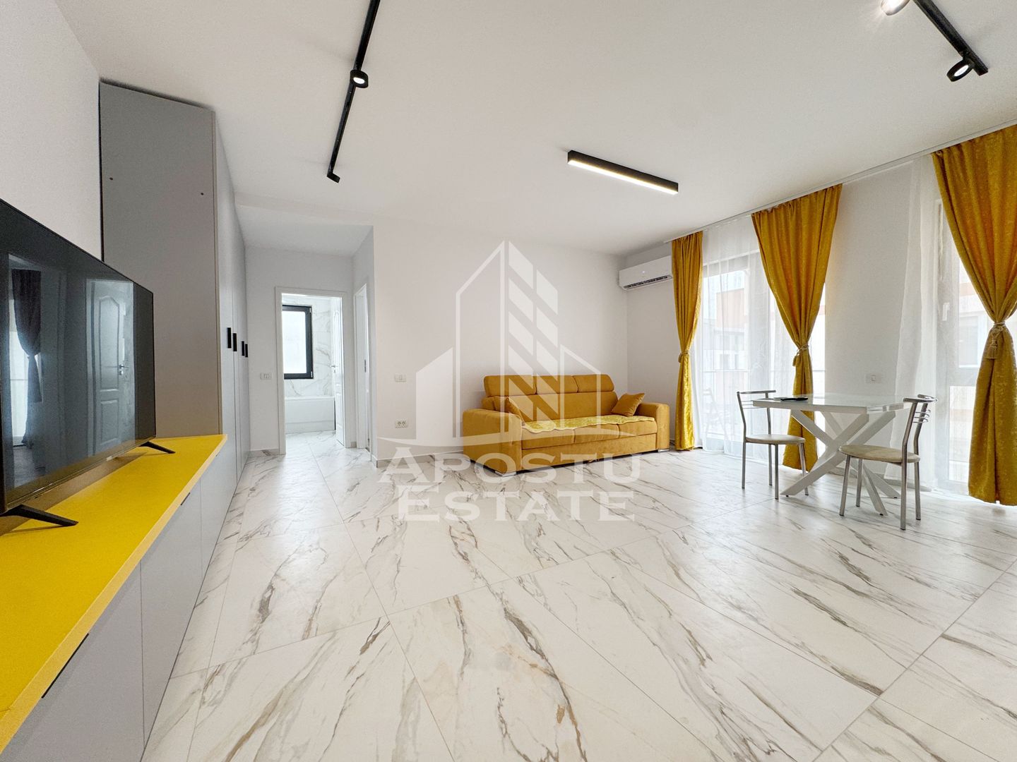 Apartament 2 camere de vanzare 48mp utili + 2 terase, etaj 2/3, Giroc