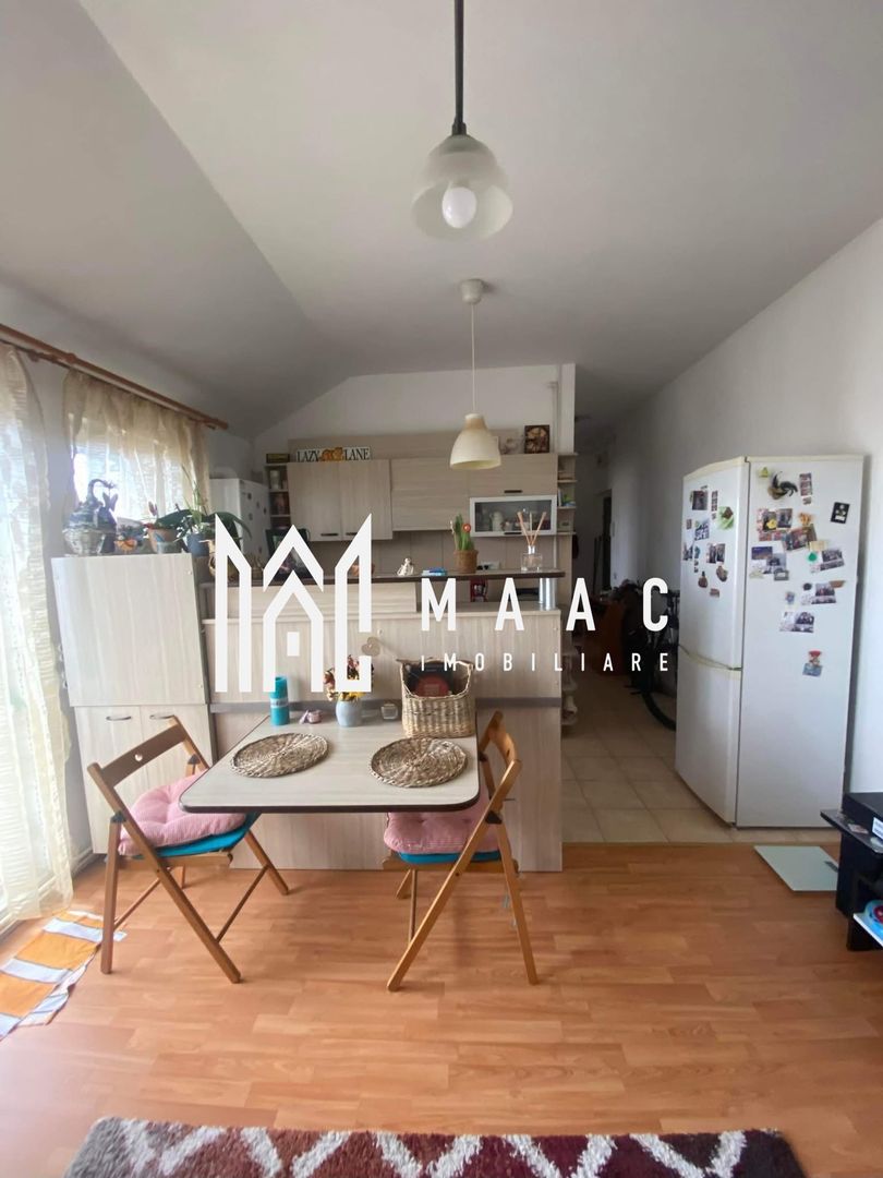 Apartament 3 camere | Cedonia, Sibiu | 50 mp, mansardă, mobilat