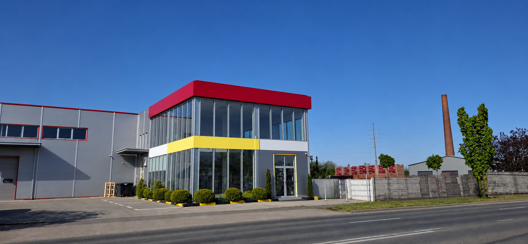 Spațiu comercial 413 mp cu showroom 199 mp și depozit 214 mp