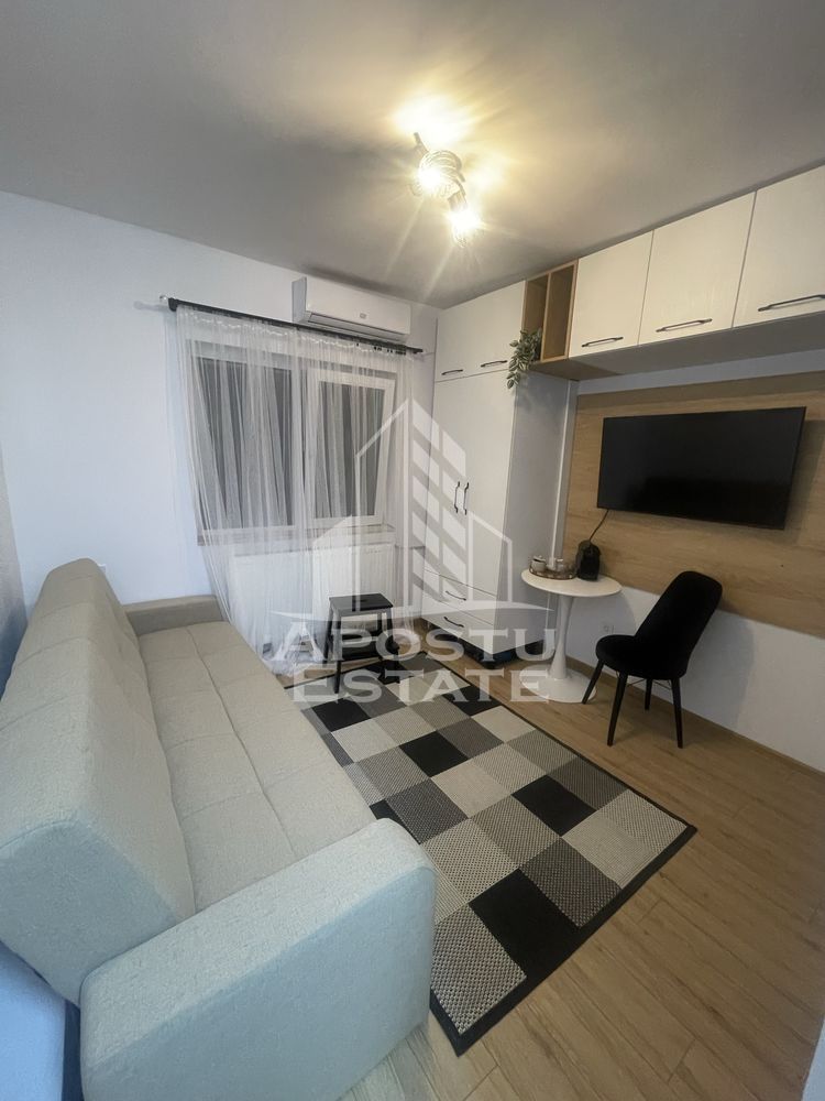 Garsoniera recent renovata, bloc izolat, zona Sagului
