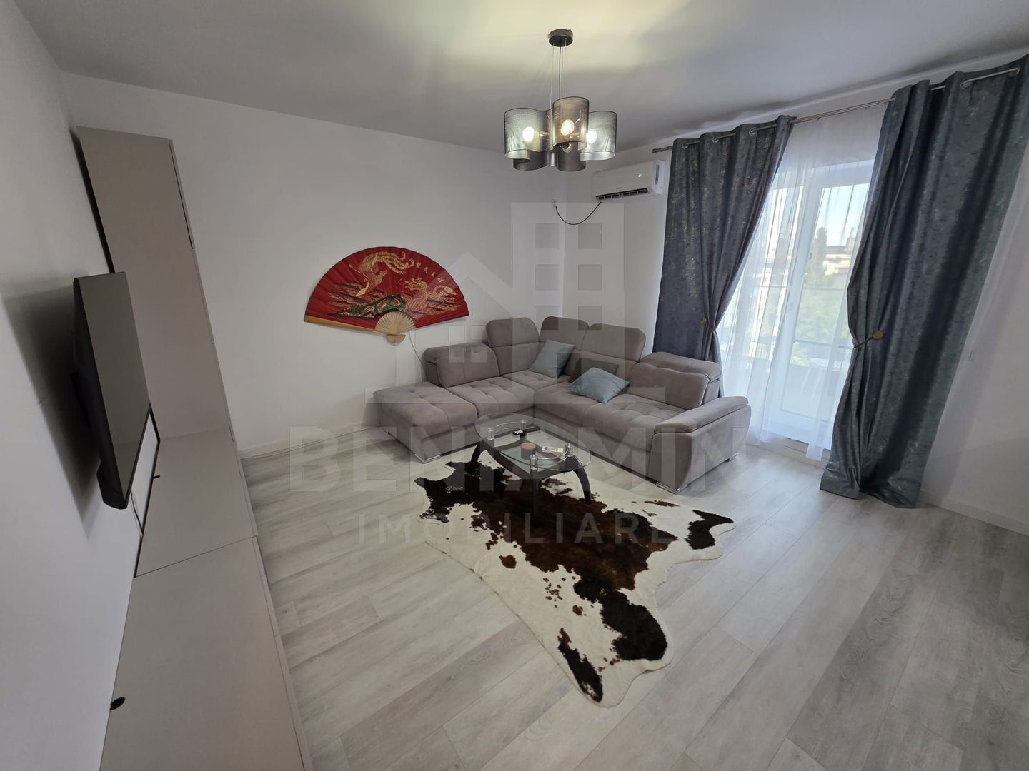 2 Camere- Mobilat- Utilat-Bloc Nou-AC-Centrala Termica- Satina Garden