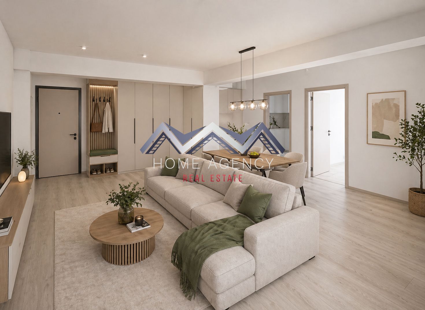 Apartament 2 camere Otopeni central | parcare subterană + bucătărie închisă