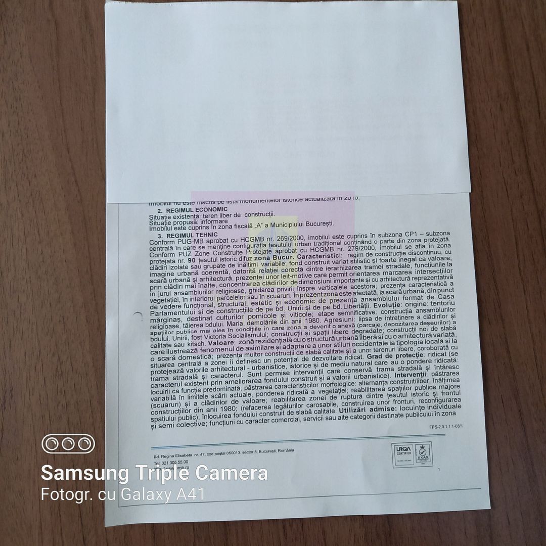 Vanzare teren Unirii-Pata Constitutiei