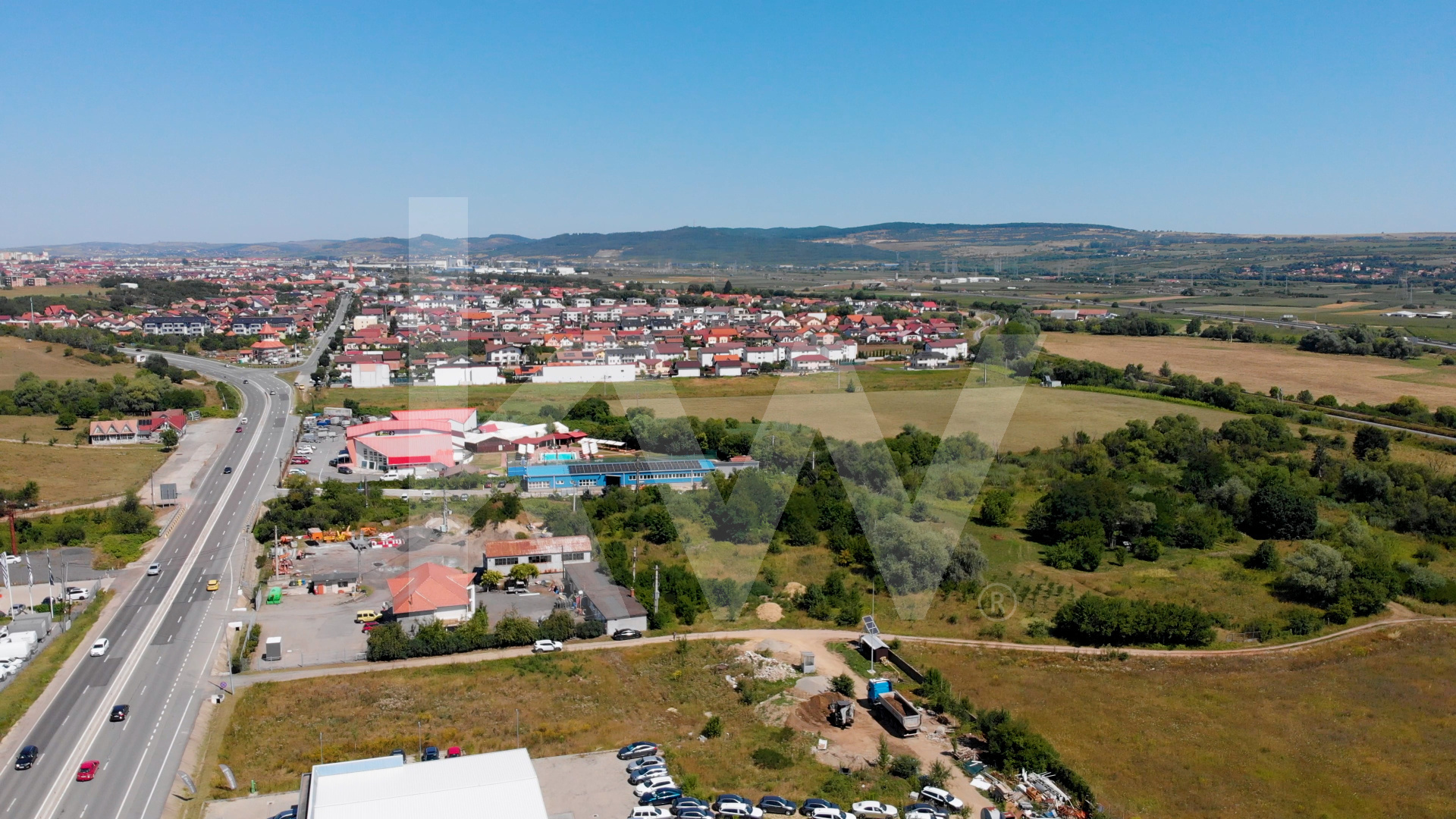 Teren cu PUD aprobat pentru hale industriale | 5.658 mp | Șelimbăr – Sibiu