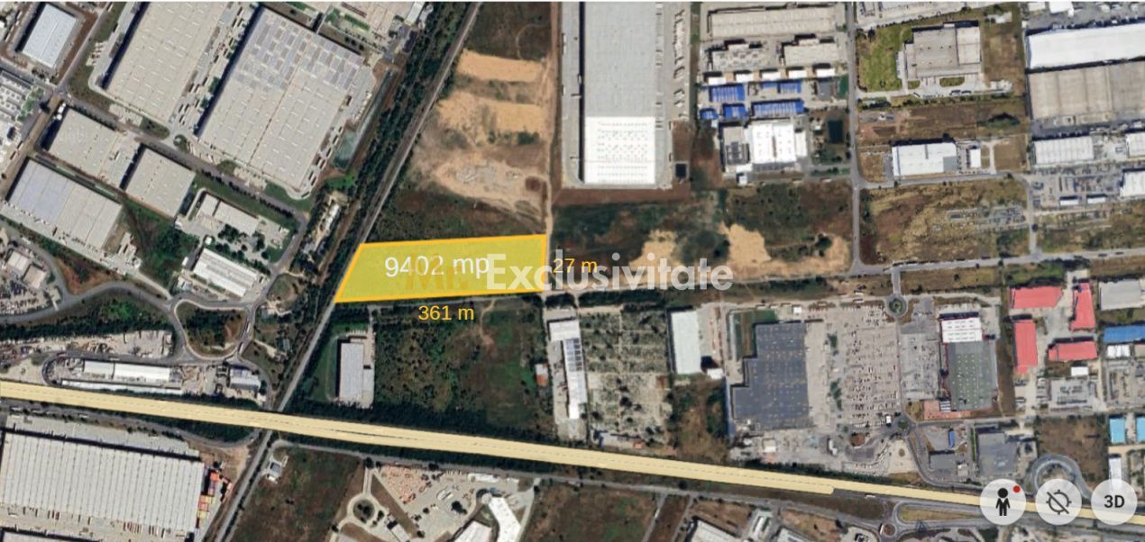 Teren industrial generos situat in zona industriala Chiajna, Carrefour Militari