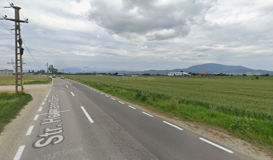 21000 mp, teren in vecinatatea aeroportului Brasov 50 m deschidere
