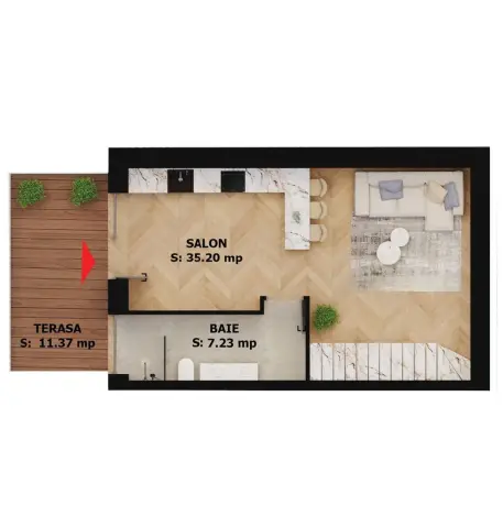 Apartament nou, 2 camere, 177 000 Euro. Comision 0.
