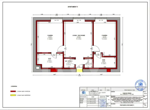 Apartament Premium cu 3 Camere | Design Modern , ultracentral , predare la alb