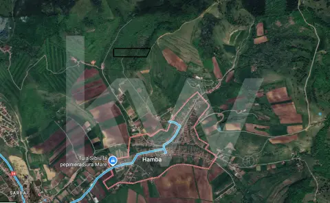 Teren Extravilan de vânzare, Hamba (Sibiu), 38.400 mp (3,84 ha), Pret competitiv