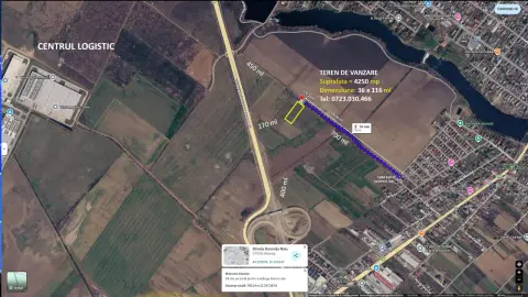 Direct Proprietar vand Teren 4.250 mp | Afumati | langa Autostrada A0