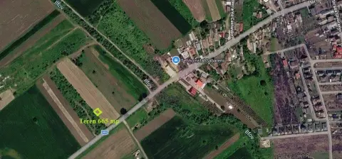 Săbăreni, teren intravilan 665 mp, aproape de DJ 602