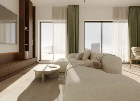 Apartament 4 camere cu terasă de 45 mp