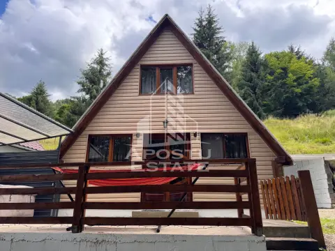 Comision 0% Casa A-Frame, la munte, 1km de Partia Rausor, Hunedoara