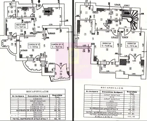 Vanzare duplex 4 camere Unirii-Splai