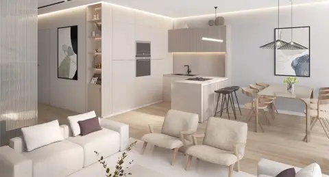 Garsoniera in zona Militari Residence bloc finalizat
