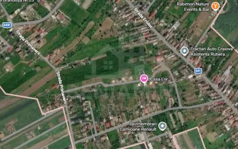 Teren intravilan Ghercesti 526mp-curent-apa-gaze-strada 11m latime