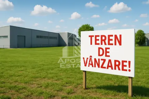 Teren 1760 mp, zona industriala, DN6, Timisoara- Becicherecul Mic