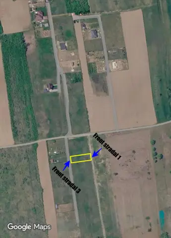 Teren intravilan 700 mp de vanzare in Paleu | Dublu front stradal