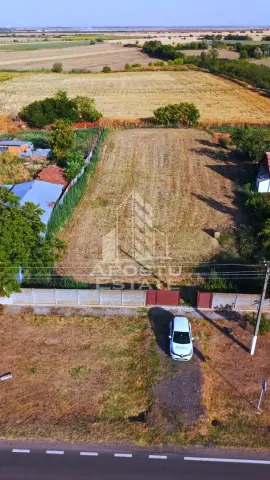 Teren intravilan de vanzare la Foeni, 13200 mp, front 24 m, Timis