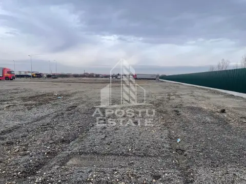 Teren de inchiriat 6000 mp | Platforma pietruita | Acces TIr | Depozit