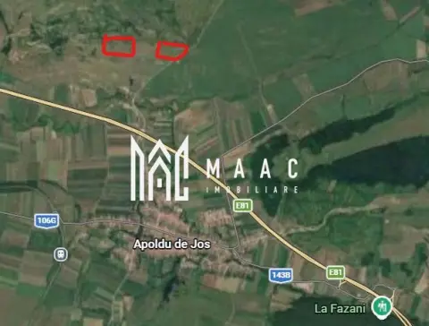 Teren extravilan de vânzare | Apoldu de Jos | 26.258 mp
