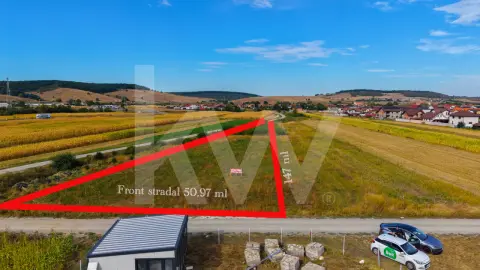 Teren investiție Cristian – 3.752 mp, intravilan front stradal dublu -