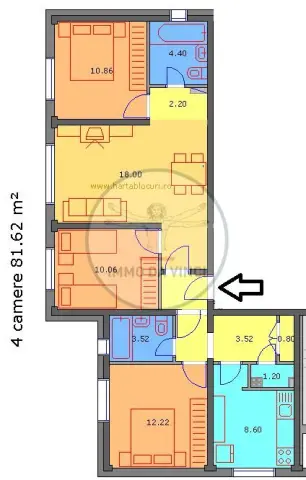 Apartament 4 camere finisat modern Zona Aurel Vlaicu