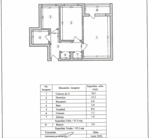 Vand apartament 2 camere la 5 minute de metrou Tineretului