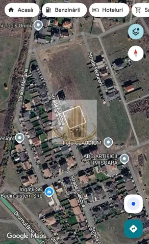Teren 611 mp pentru duplex|2 fronturi|Toate utilitatile|Drumul Boilor