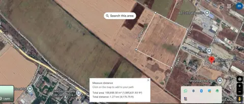Vand teren intravilan 47.700 mp Magurele strada Fermei