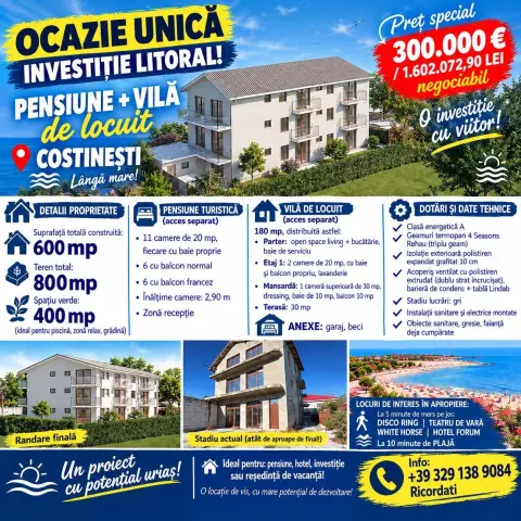 Pensiune turistica Costinest
