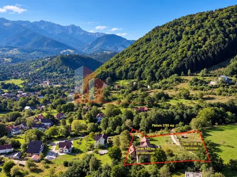 Teren 7.151 mp + casă tradițională în Predeluț–Bran