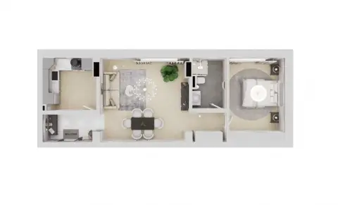 Apartament 2 camere de vanzare in Tomis Nord - Madrid Park