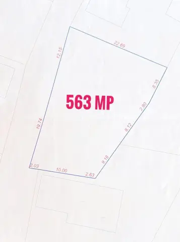 Teren intravilan com Bors, 563 mp, 32 ml front- Pret 36.000 euro neg
