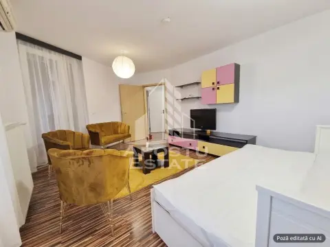Apartament 1 camera de inchiriat,cu terasa mare, Aradului Nord