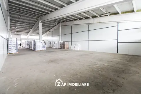 Hală 436 mp cu rampa | Acces TIR & Auto | Curent 380V |