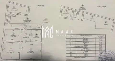 Apartament 3 camere curte privata zona Centrala