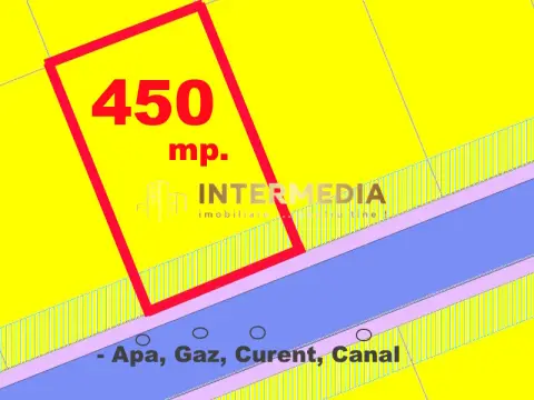 Teren Intravilan CETATE Lalelelor 450 mp. D=14 m. Toate Utilitatile in fata