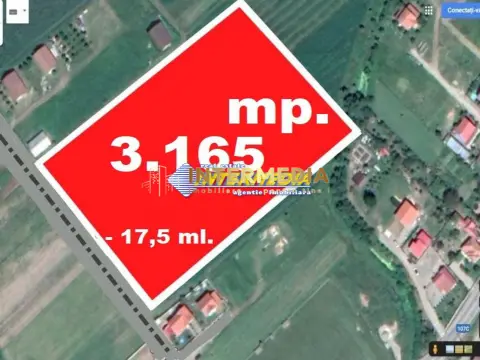 Teren Intravilan Vanzare 3165 mp deschidere 17,5 m Alba - CETATE Stadion