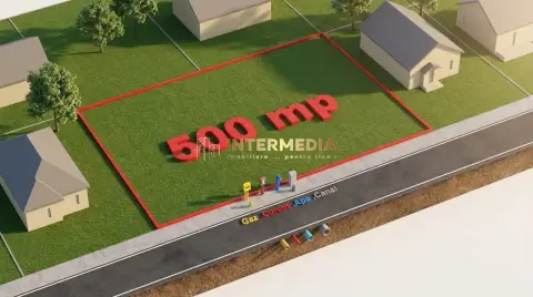 Teren intravilan construibil 500 mp, d=25 m Alba-Micesti, cu toate utilitati